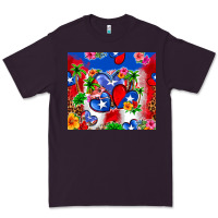 Plum puerto rico hearts Premium Tee - Zillion Design Studio