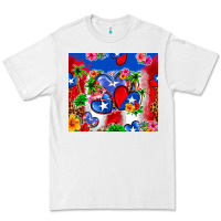 White puerto rico hearts Premium Tee - Zillion Design Studio