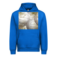 Cobalt distressed volleyball pattern Urban Hoodie - TumblerDesignByShophia