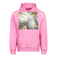 Fuchsia Pink distressed volleyball pattern Urban Hoodie - TumblerDesignByShophia