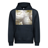 Navy distressed volleyball pattern Urban Hoodie - TumblerDesignByShophia