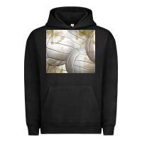 Pigment Black distressed volleyball pattern Urban Hoodie - TumblerDesignByShophia