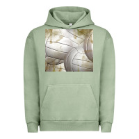 Pigment Oil Green distressed volleyball pattern Urban Hoodie - TumblerDesignByShophia