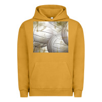 Pigment Peanut Butter distressed volleyball pattern Urban Hoodie - TumblerDesignByShophia