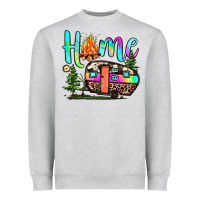Heather Grey home camp Heavyweight Sweatshirt - JahusDesignShop