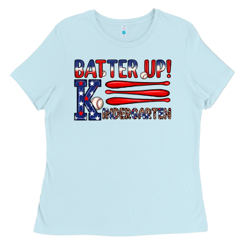 Patriotic Baseball Kindergarten Theme Ladies Tee by JahusDesignShop | Teevron
