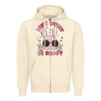 Sandshell don't worry be hoppy Zipper Hoodie - MaliasSmallBusiness