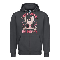 Smoke don't worry be hoppy Zipper Hoodie - MaliasSmallBusiness