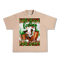 Burro Christmas feeling jolly cow Urban Heavy Tee - Artiststas