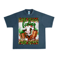Christmas Feeling Jolly Cow Urban Heavy Tee | Teevron