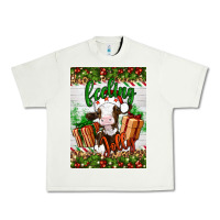 Pistachio Christmas feeling jolly cow Urban Heavy Tee - Artiststas