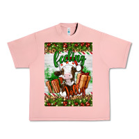 Salmon Christmas feeling jolly cow Urban Heavy Tee - Artiststas