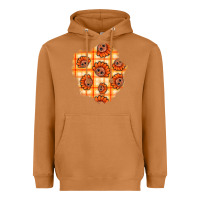 Meerkat Thanksgiving Turkey With Tartan Patch Heavyweight Hoodie - BundleAndBundleShop