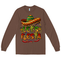 Chestnut let's fiesta mexican hat Long Sleeve Tee - BarkalooDesign