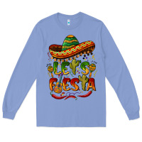 Colony Blue let's fiesta mexican hat Long Sleeve Tee - BarkalooDesign