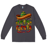 Smoke let's fiesta mexican hat Long Sleeve Tee - BarkalooDesign