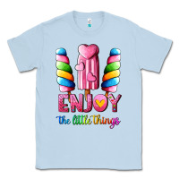 Dusty Blue enjoy the little things Classic Tee - AdoDesignShop