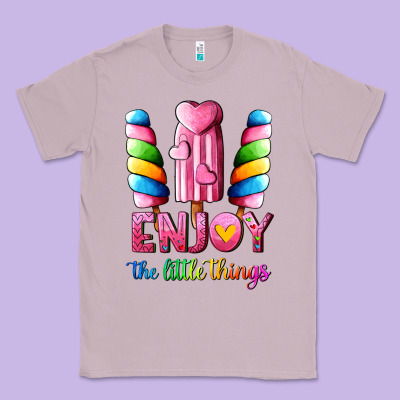 Enjoy The Little Things Classic Tee Designed By Adodesignshop