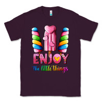 Plum enjoy the little things Classic Tee - AdoDesignShop