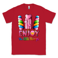 Red enjoy the little things Classic Tee - AdoDesignShop