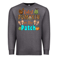 Charcoal Heather cutest pumpkin in the patch Premium Sweatshirt - BundleAndBundleShop