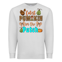 Dove Grey cutest pumpkin in the patch Premium Sweatshirt - BundleAndBundleShop