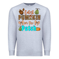 Heather Grey cutest pumpkin in the patch Premium Sweatshirt - BundleAndBundleShop