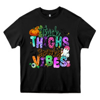 Black Thick thighs spooky vibes Heavy Core Tee - RanaPortraitStore