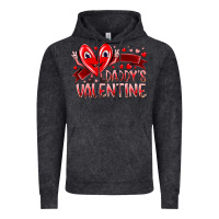 Vintage Black daddy is valentine Vintage Hoodie - RacoonDesign