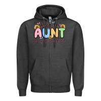Charcoal Heather being an aunt makes my life complete Zipper Hoodie - MaliasSmallBusiness