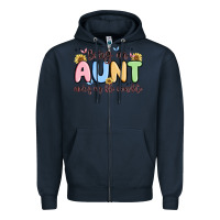Navy being an aunt makes my life complete Zipper Hoodie - MaliasSmallBusiness