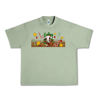 Oil Green Christmas feeling jolly cow Urban Heavy Tee - Artiststas