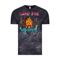 Cloud Black camp fire squad Vintage Tee - JahusDesignShop