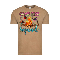 Vintage Coffee camp fire squad Vintage Tee - JahusDesignShop