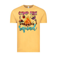 Vintage Mustard camp fire squad Vintage Tee - JahusDesignShop