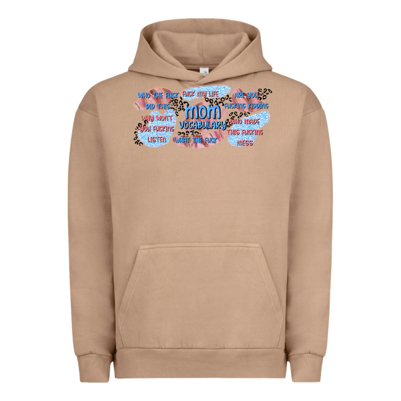 Mom Vocabulary Libbey Glass Urban Hoodie by TumblerDesignByShophia | Teevron