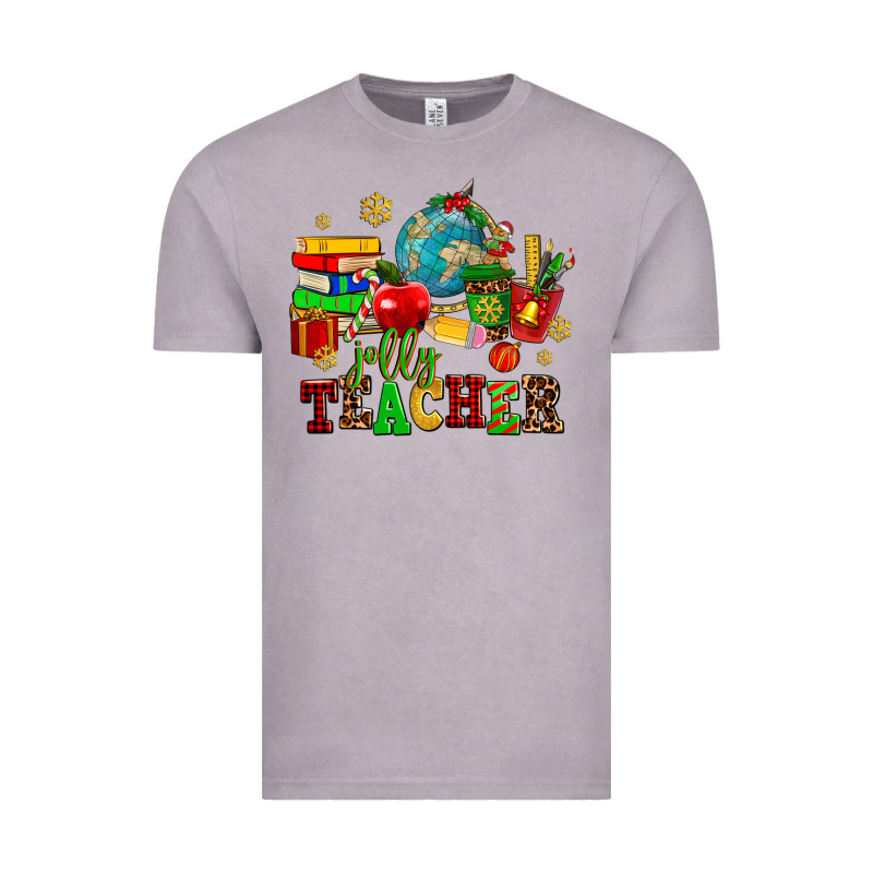 Christmas Jolly Teachers Vintage Tee by AdoDesignShop | Teevron