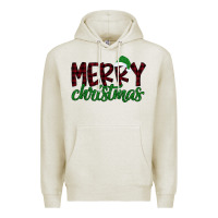 Oatmeal Heather Merry Christmas Premium Hoodie - Bettercallsaul