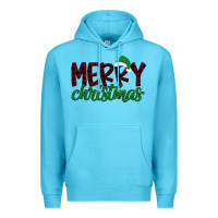 Ocean Blue Merry Christmas Premium Hoodie - Bettercallsaul