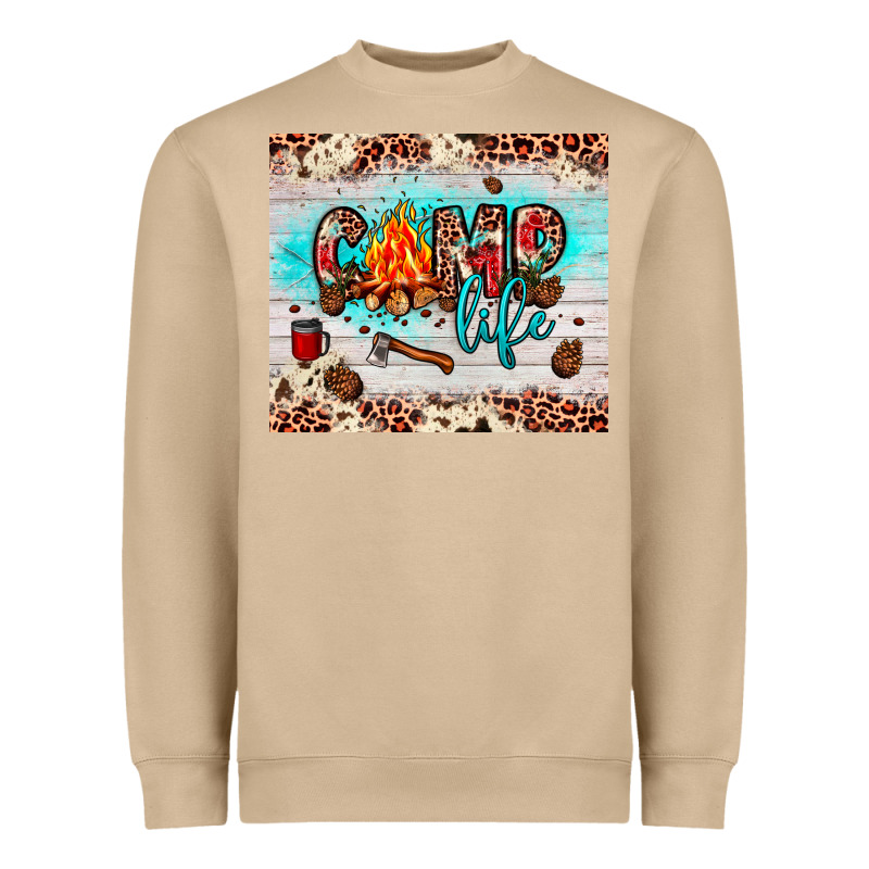 Camp Life Heavyweight Sweatshirt by JahusDesignShop | Teevron