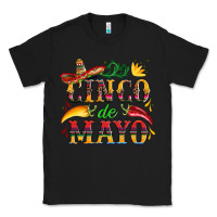 Black cinco de mayo with pepper and sombrero Classic Tee - Artiststas