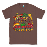 Chestnut cinco de mayo with pepper and sombrero Classic Tee - Artiststas