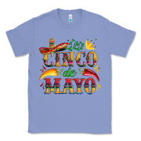 Colony Blue cinco de mayo with pepper and sombrero Classic Tee - Artiststas