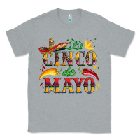 Heather Grey cinco de mayo with pepper and sombrero Classic Tee - Artiststas