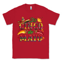 Red cinco de mayo with pepper and sombrero Classic Tee - Artiststas