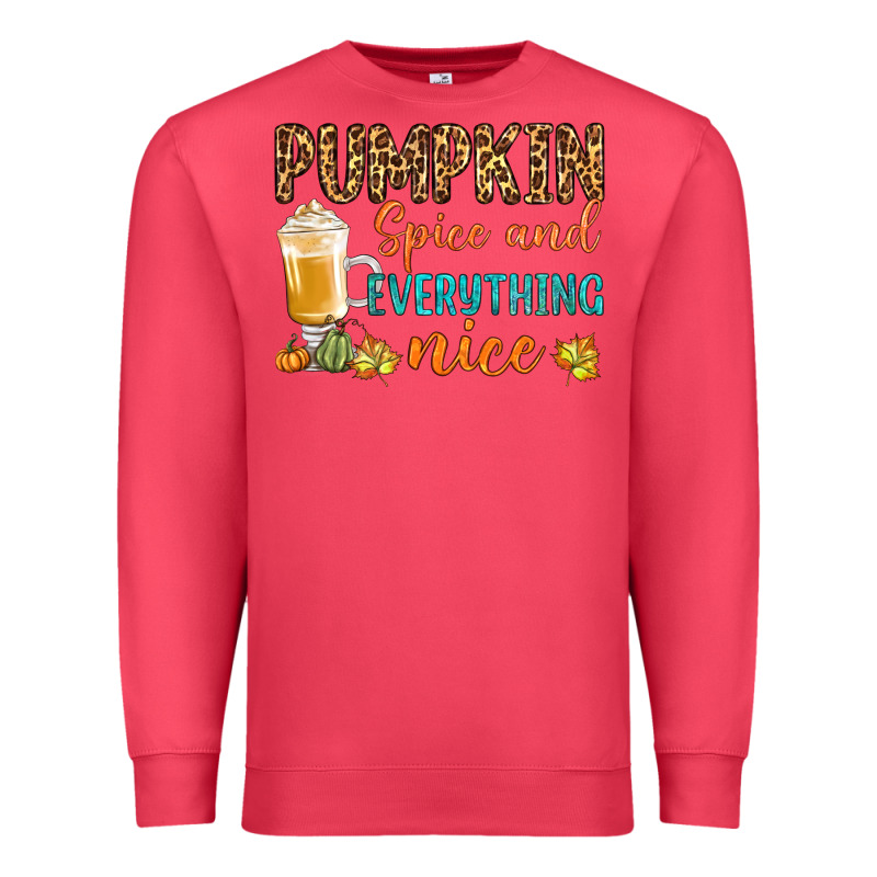 Pumpkin Spice And Everything Nice Premium Sweatshirt by BundleAndBundleShop | Teevron