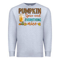 Heather Grey pumpkin spice and everything nice Premium Sweatshirt - BundleAndBundleShop
