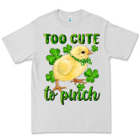 Dove Grey Too Cute To Pinch Chick Premium Tee - RanaPortraitStore