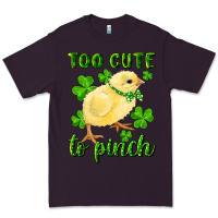 Plum Too Cute To Pinch Chick Premium Tee - RanaPortraitStore