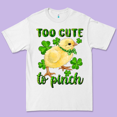 Premium Tee Too Cute To Pinch Chick